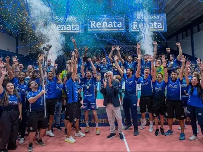 Vôlei Renata vira sobre Sada Cruzeiro e é campeão do Sul-Americano