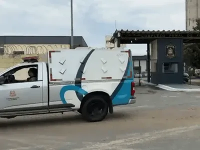 Vorcaro deixa P2 de Potim com destino ao aeroporto de São José dos Campos