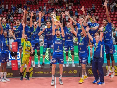Vôlei Renata faz história e conquista título inédito da Copa Brasil