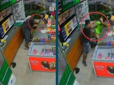 VÍDEO: homem agride funcionário e rouba conveniência de posto em Capivari