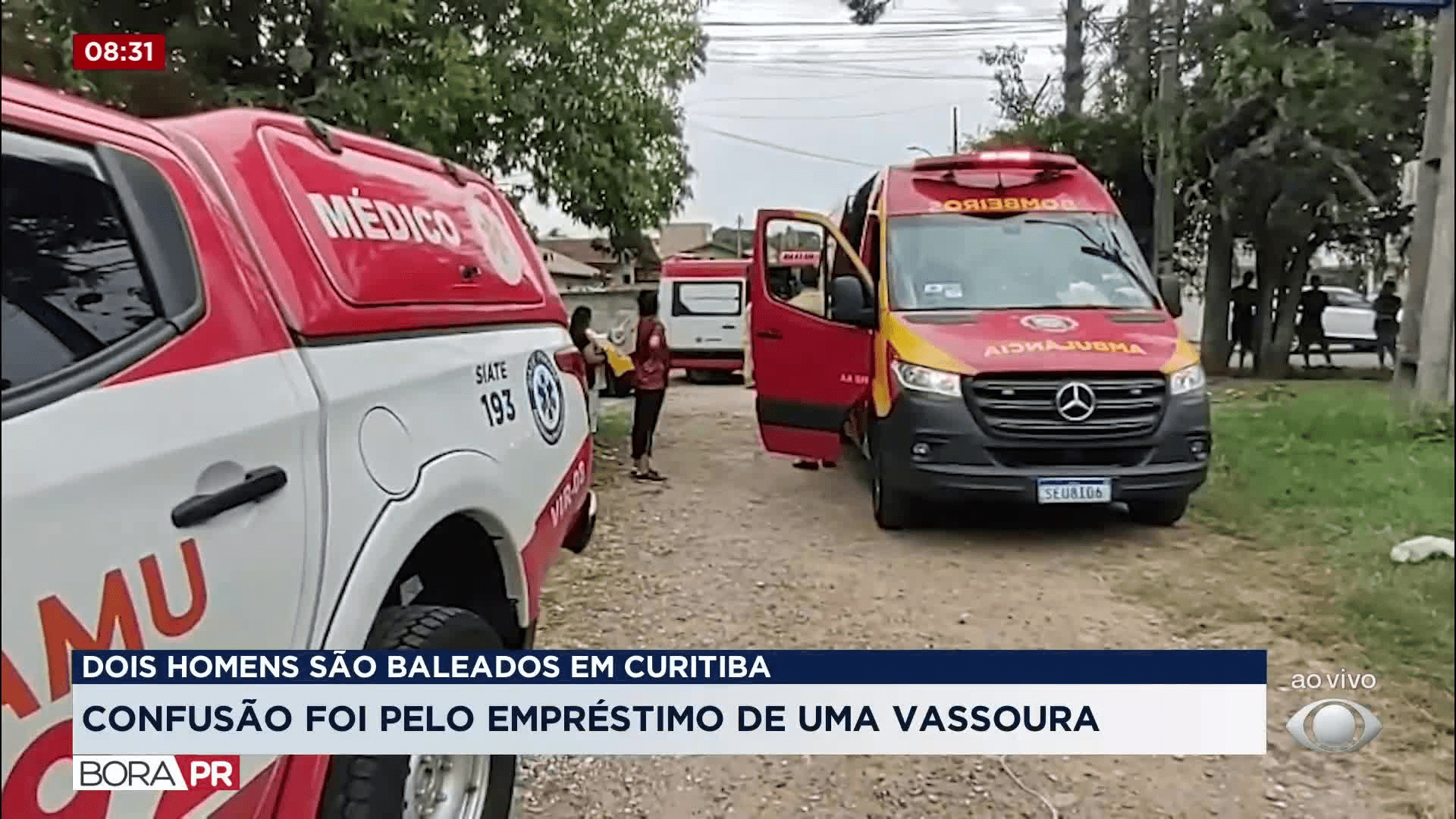 Vídeo: briga por vassoura termina em tentativa de homicídio em Curitiba