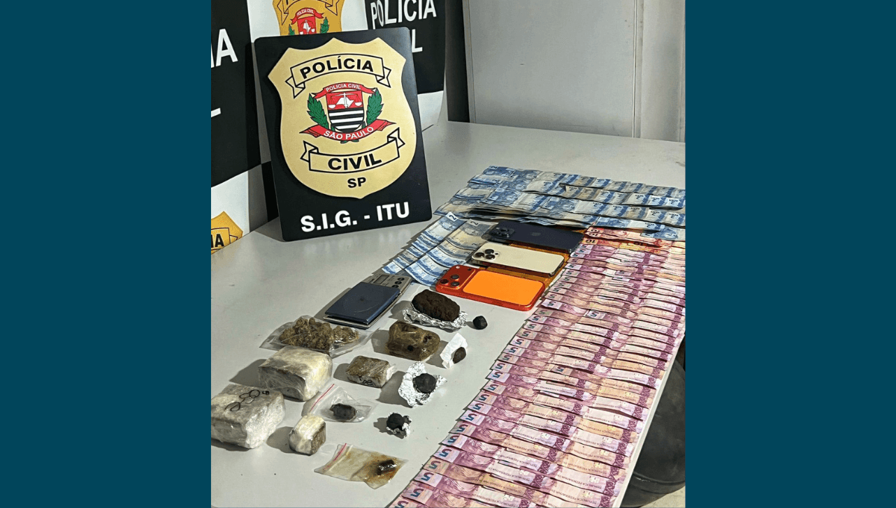 Dois homens são presos por tráfico de drogas no Jardim Santa Rosa, em Itu
