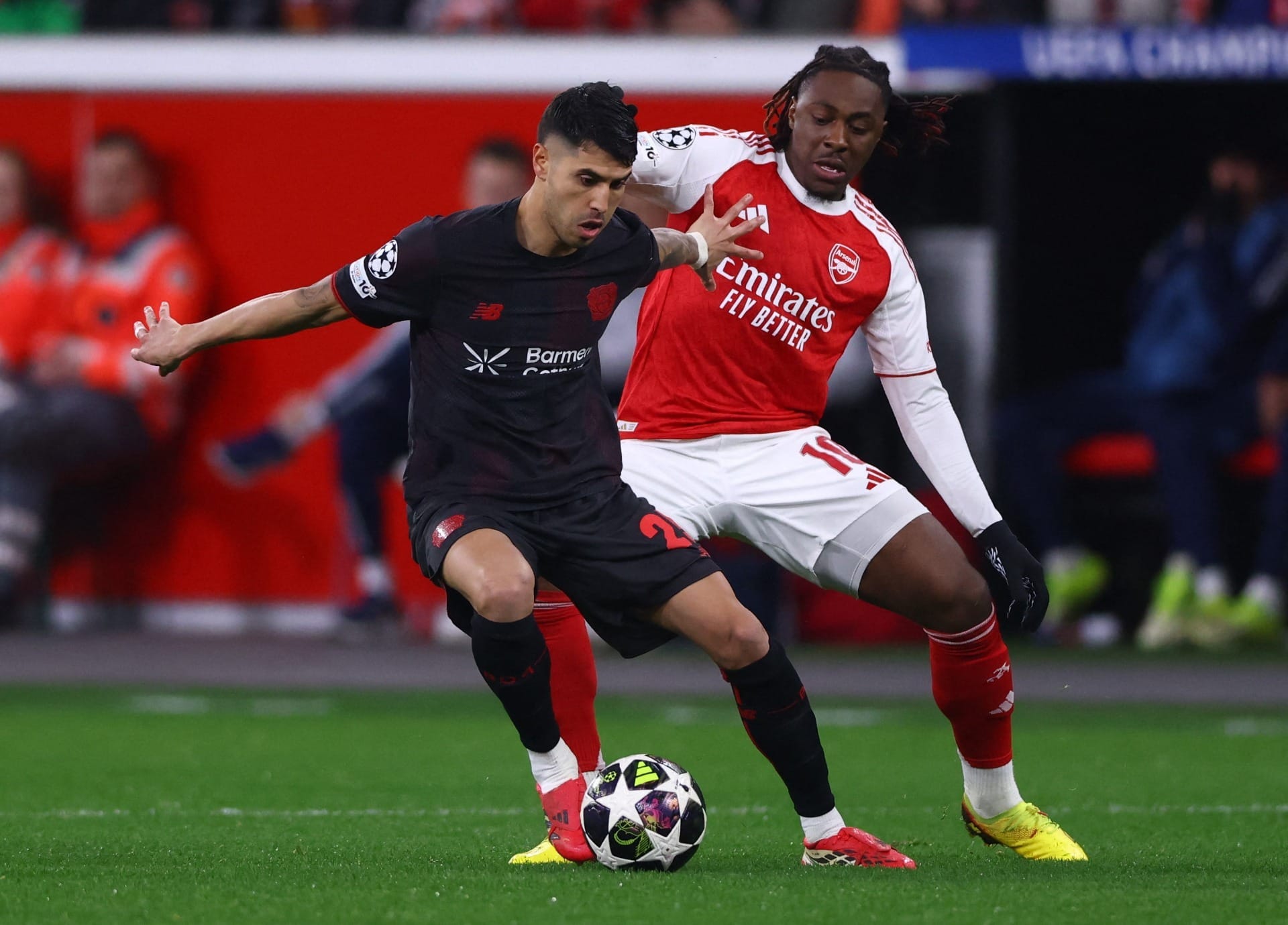 Arsenal busca empate no fim e decide vaga em casa contra Leverkusen