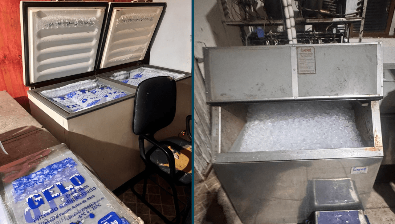 Fábrica que usava água da chuva para fabricar gelo é interditada
