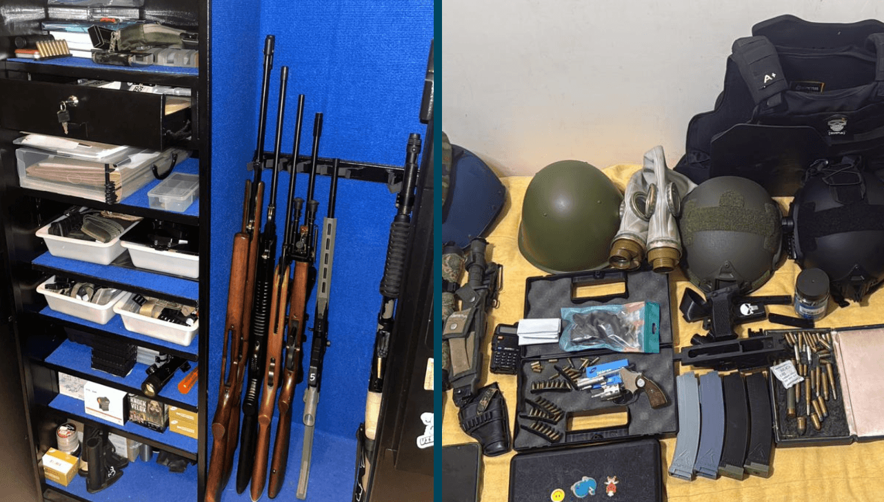 Os materiais encontrados durante a operação serão apreendidos