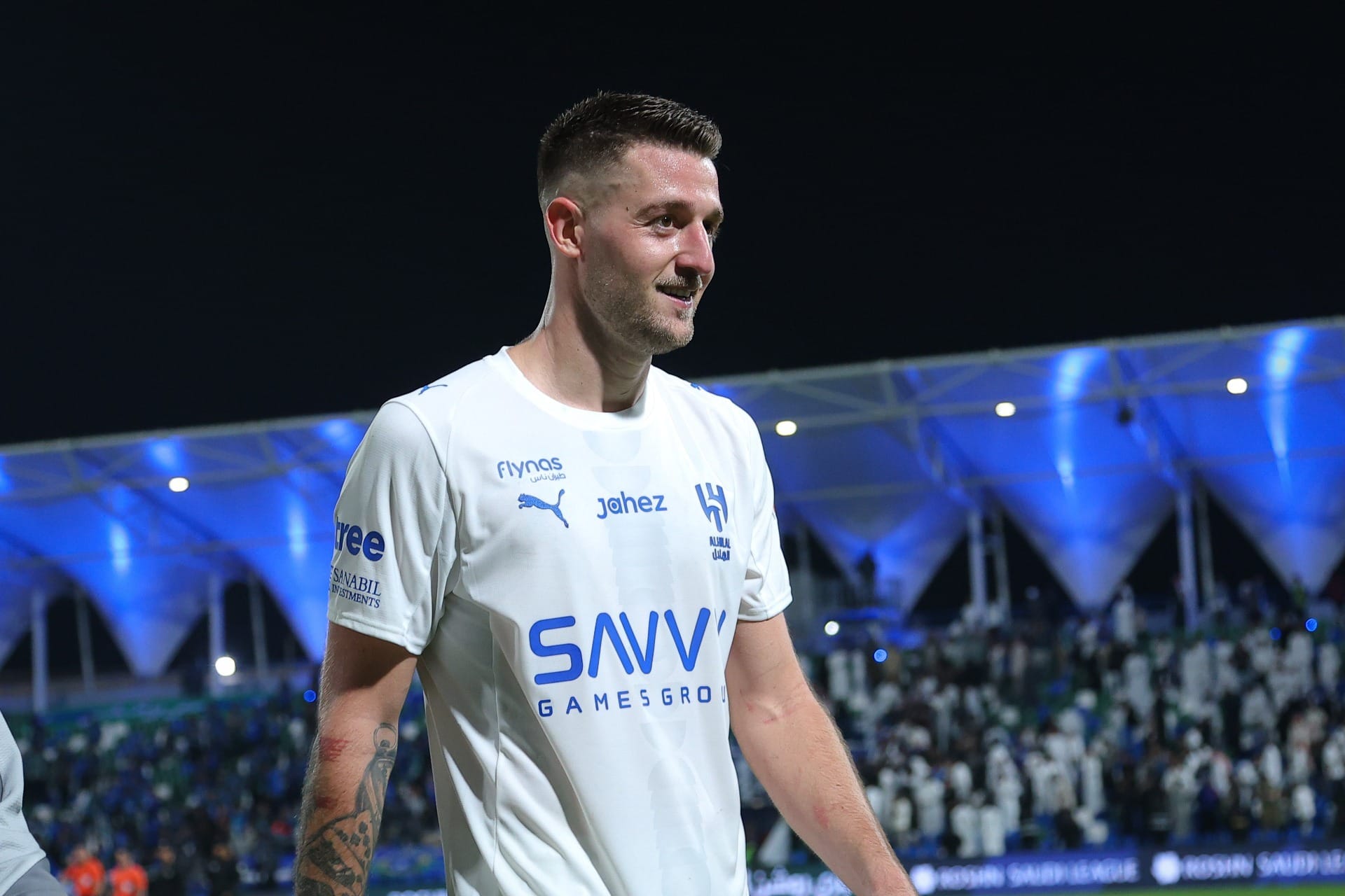 Milinkovic-Savic deu a vitória ao Al Hilal sobre o Al Fateh (Divulgação / SPL)