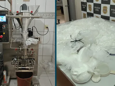 Campinas: homem é preso com 35 kg de cocaína e máquina embaladora de drogas