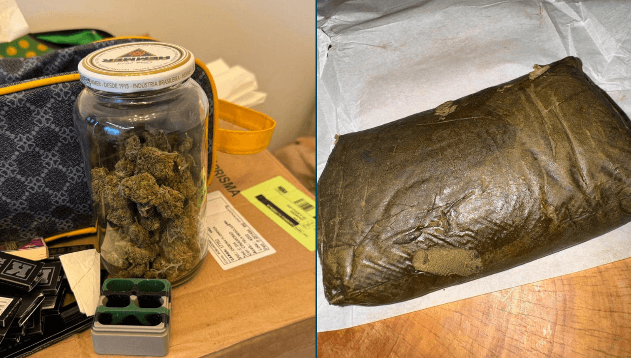 O grupo criminoso, com vínculos com facção de atuação nacional, movimentava grandes carregamentos de haxixe de alto teor de THC (Foto/Polícia Federal)