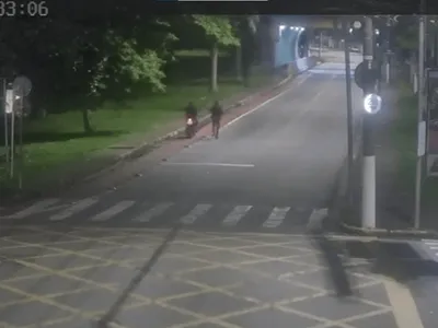Câmeras de segurança da GCM impedem roubo de moto em Pinda