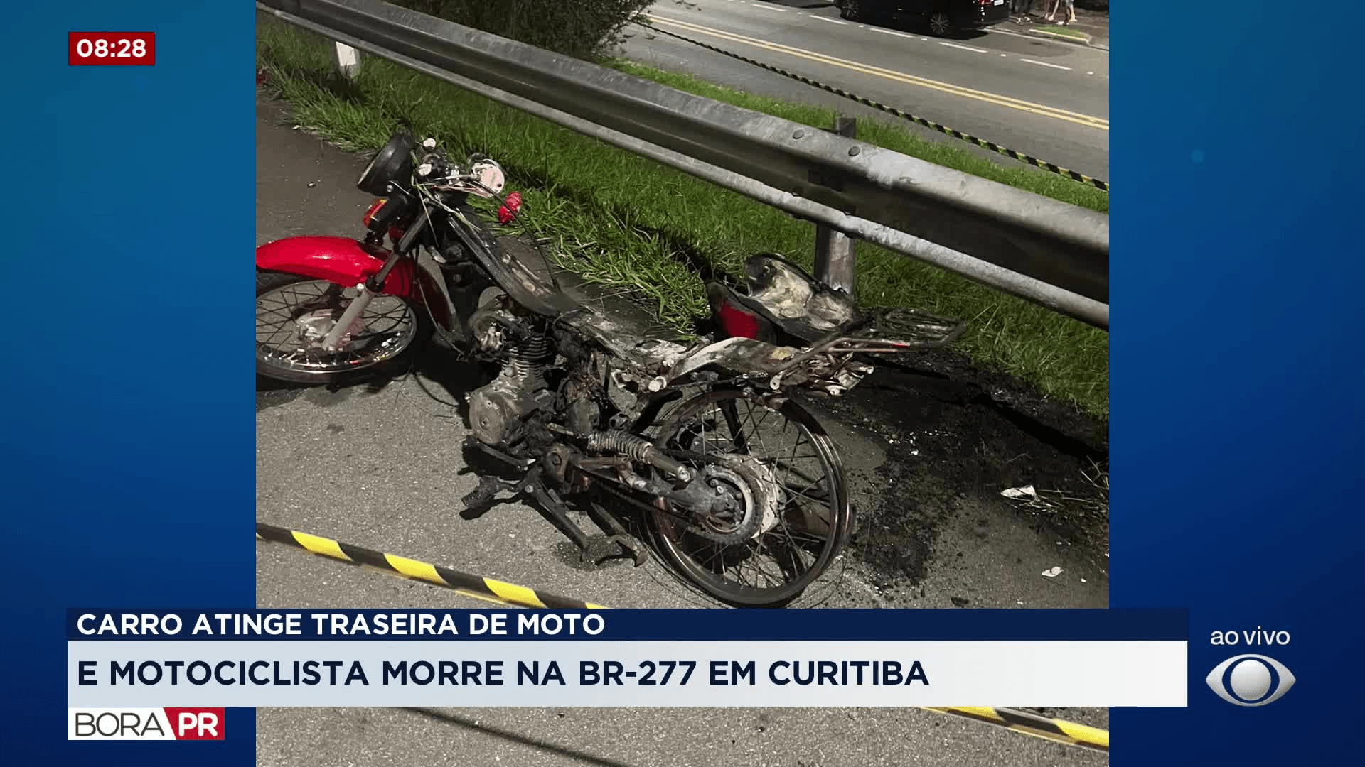 Suposto racha na BR-277 mata motociclista em Curitiba