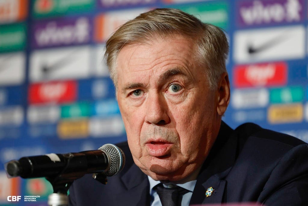 Veja quantos cortes Carlo Ancelotti já fez na Seleção Brasileira