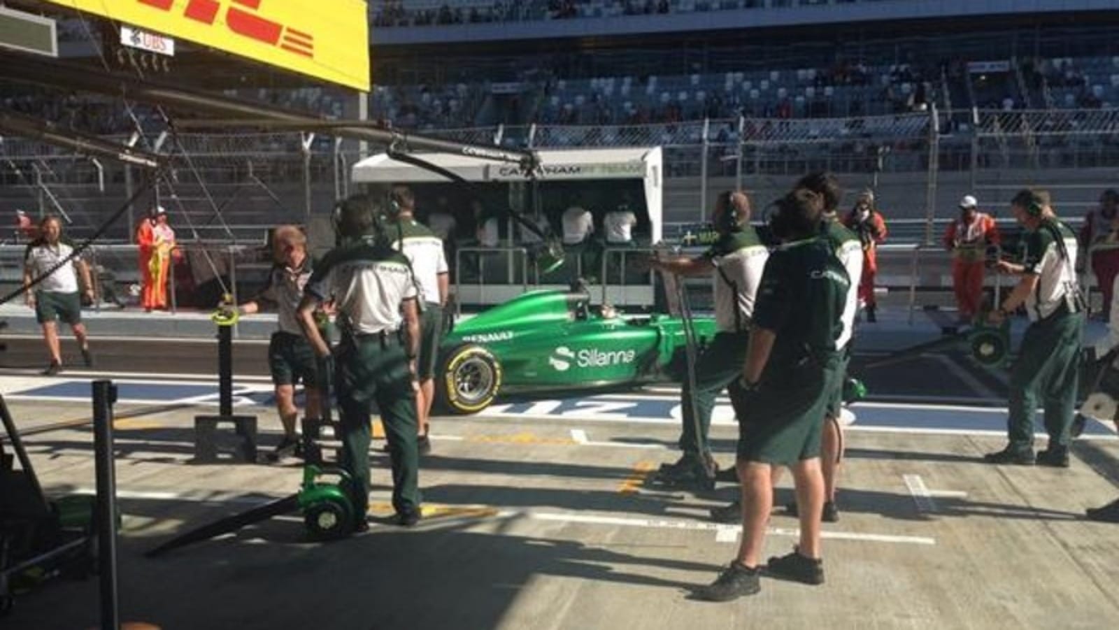 Imagem: @CaterhamF1/Twitter