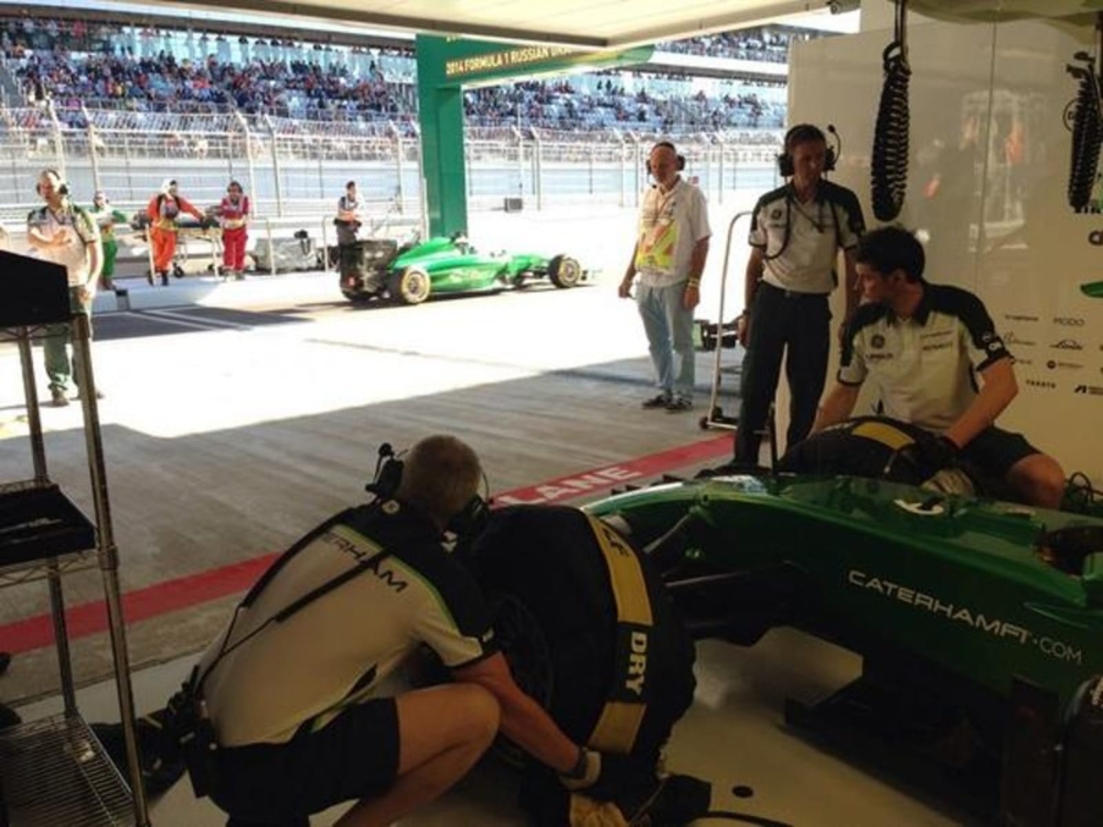 Imagem: @CaterhamF1/Twitter