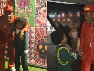 Tyler, The Creator leva fã mirim para bastidores de show no Lollapalooza