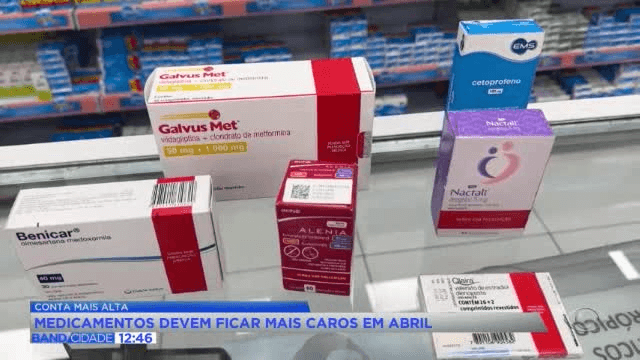 Medicamentos terão reajuste de até 4,6% em abril no país