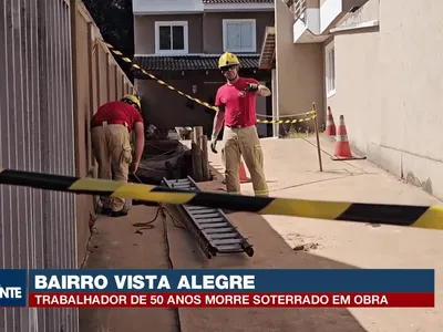 Trabalhador morre soterrado em obra de muro de arrimo em Curitiba