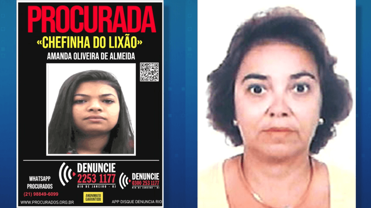 Mulheres do crime: Viúva Negra e Chefinha do Lixão seguem foragidas no RJ