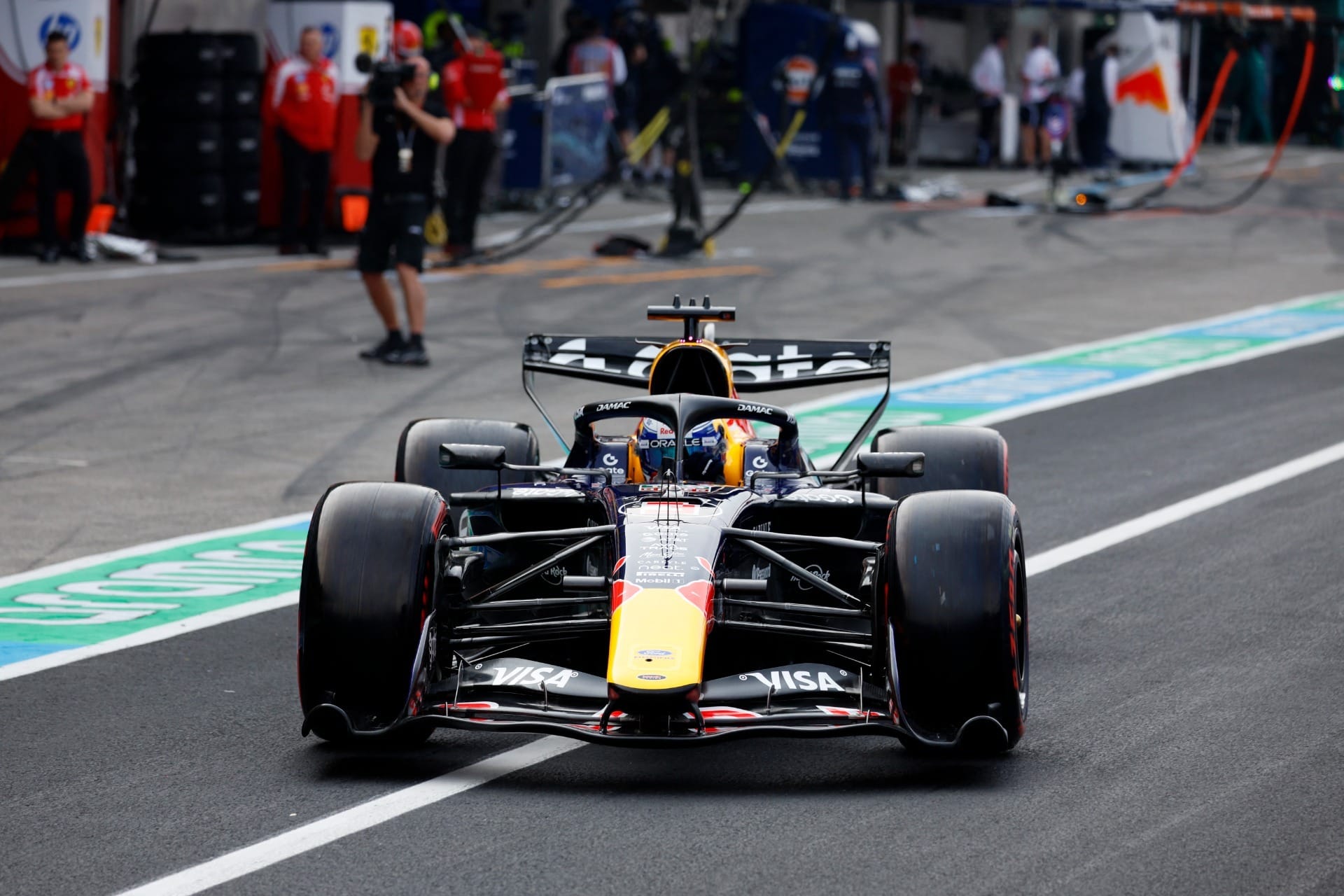 Max Verstappen na classificação do GP do Japão de Fórmula 1