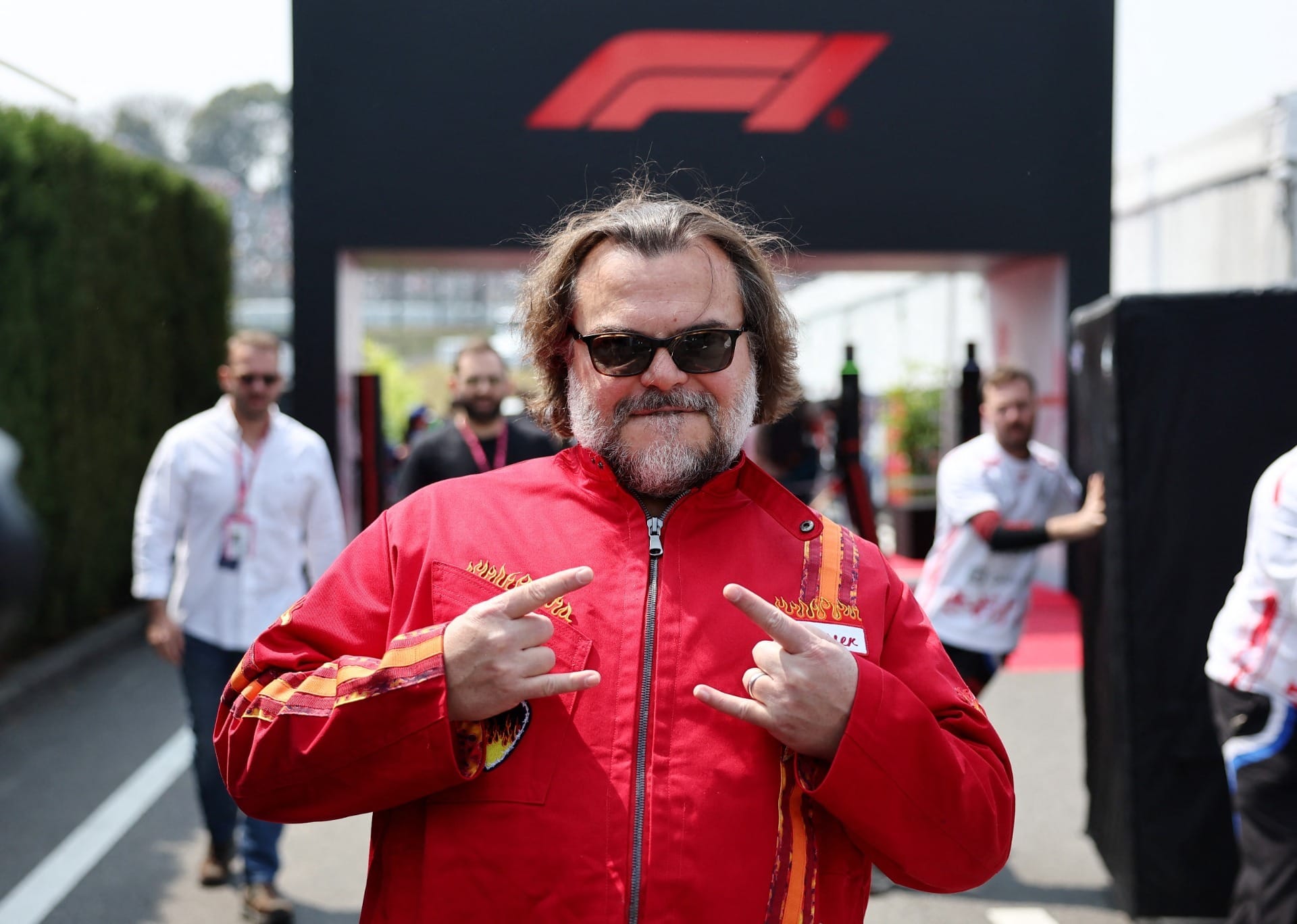 Jack Black acompanha o GP do Japão de Fórmula 1