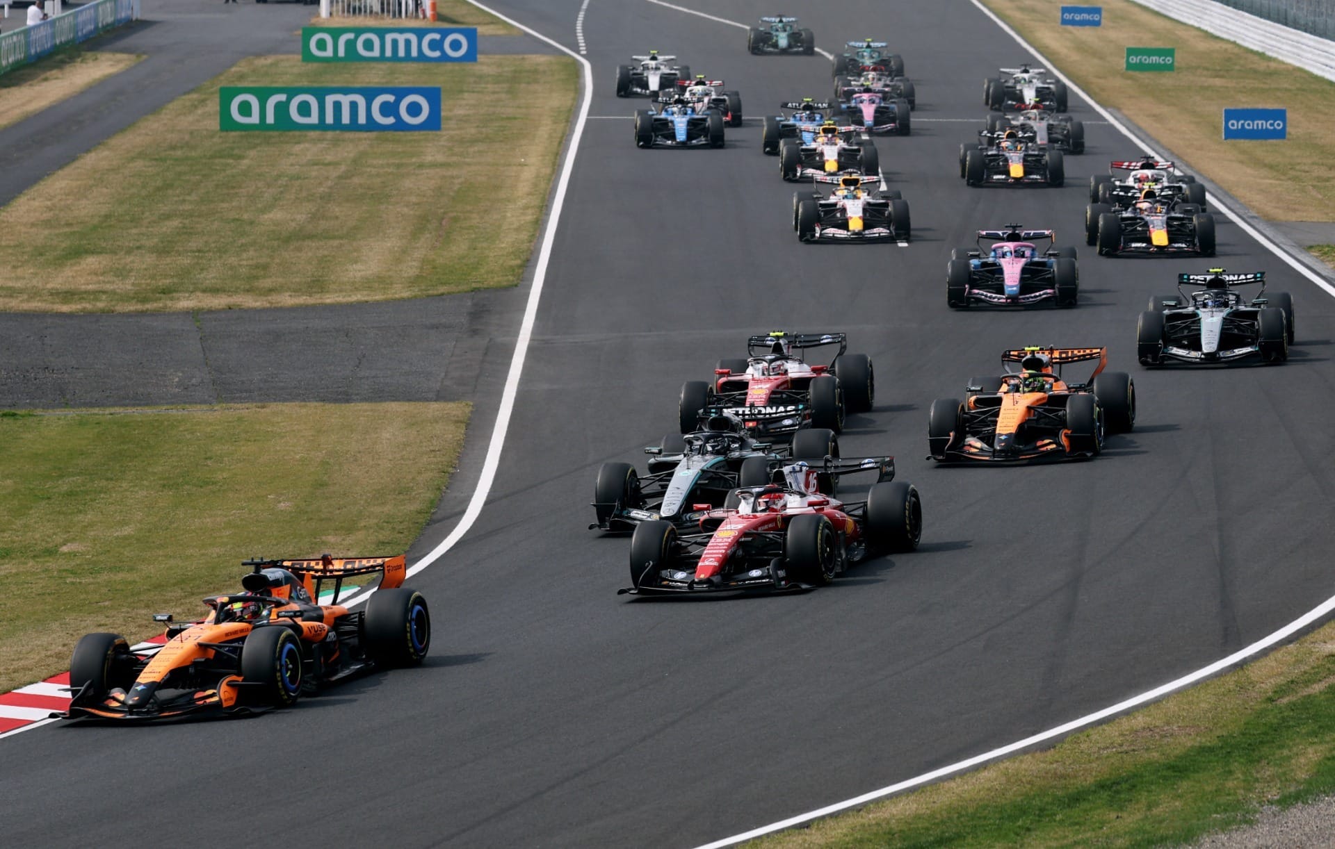 Largada do GP do Japão de Fórmula 1