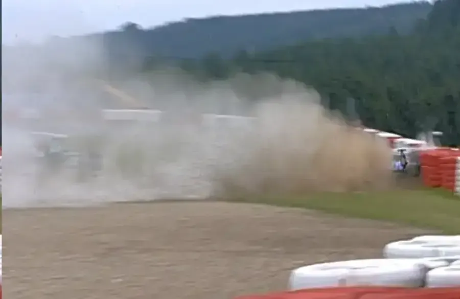 Acidente de Luciano Burti durante o GP da Bélgica de 2001