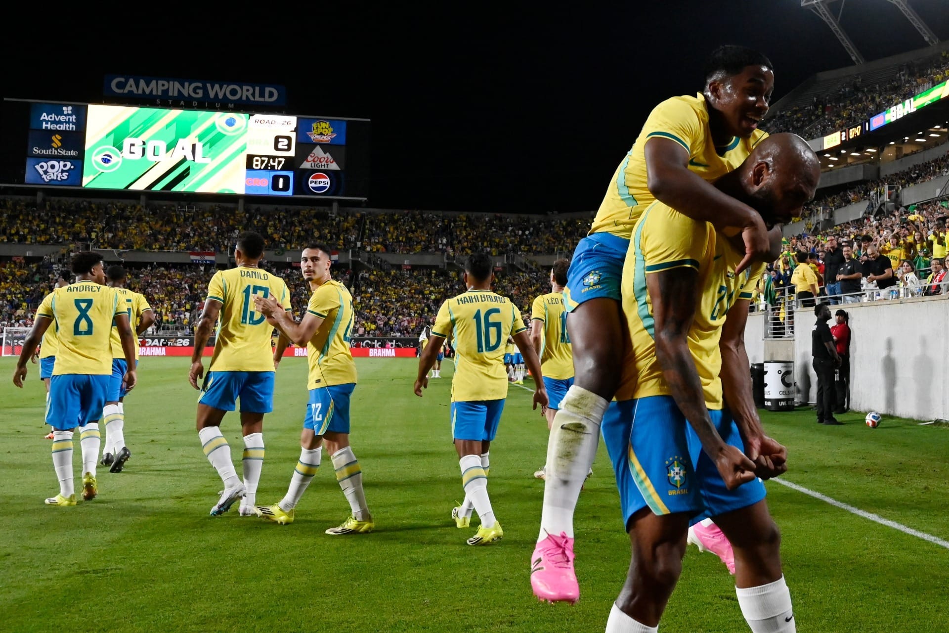 Seleção Brasileira se recupera e bate Croácia com brilho de Endrick