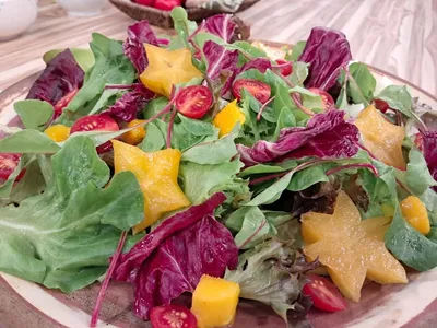 Salada cítrica com manga do chef Bruno Hashimoto | Band Receitas