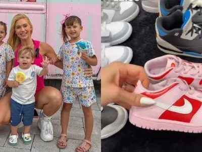 Indireta? Virginia mostra tênis dos filhos e diz: 'Para ir à escola'