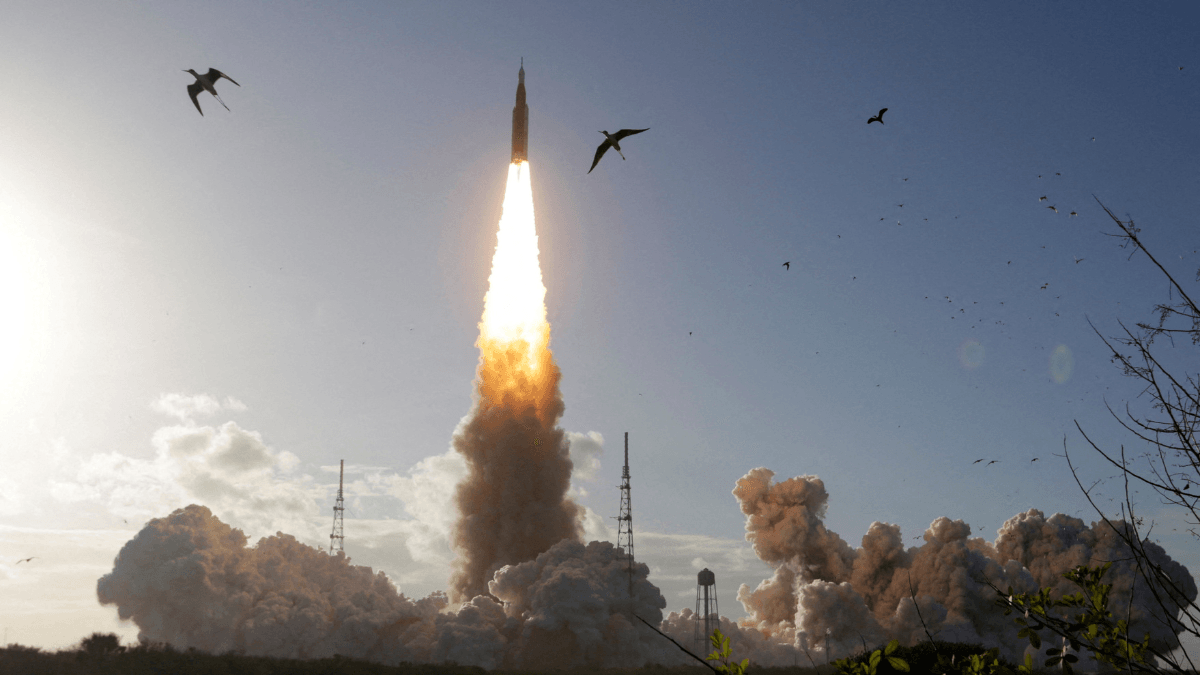 Veja como foi o lançamento da missão Artemis 2 da Nasa à Lua