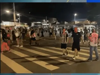 Homem fica ferido após briga entre torcedores em jogo do Atlético