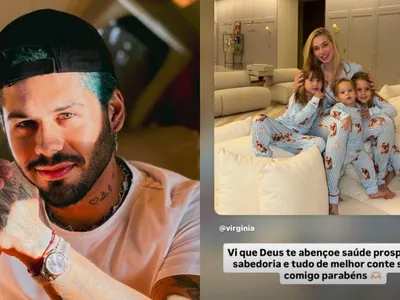 Zé Felipe parabeniza ex, Virginia Fonseca, por aniversário: 'Conte comigo'