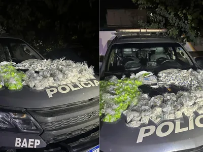 5 quilos de drogas são apreendidos pelo BAEP em Aparecida