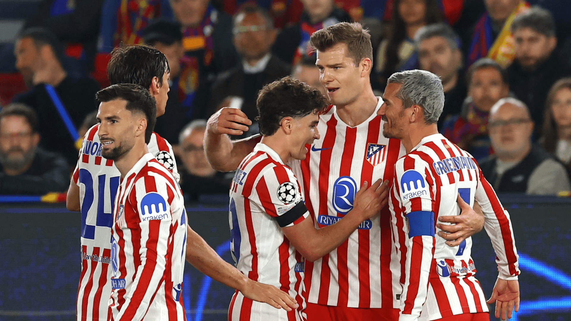 Atlético de Madrid aproveita expulsão e vence o Barcelona no Camp Nou