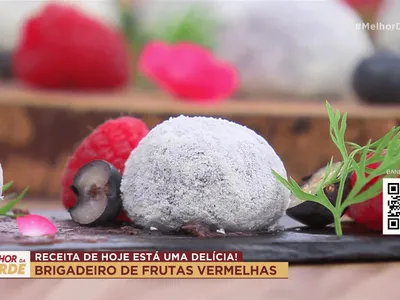 Brigadeiro de frutas vermelhas do chef Bruno Hashimoto | Band Receitas