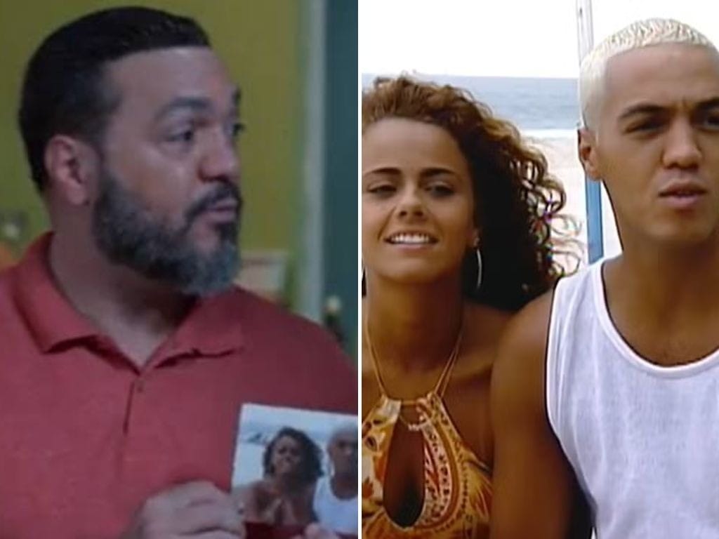 Belo mostra foto real de namoro com Viviane Araújo em "Três Graças"