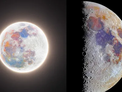 É verdade que a Lua é colorida? A verdade por trás das fotos nas redes