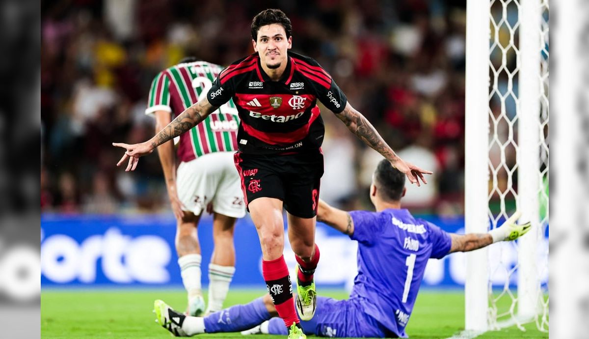 Com show de Pedro, Flamengo vence Fluminense por 2 a 1 no Maracanã
