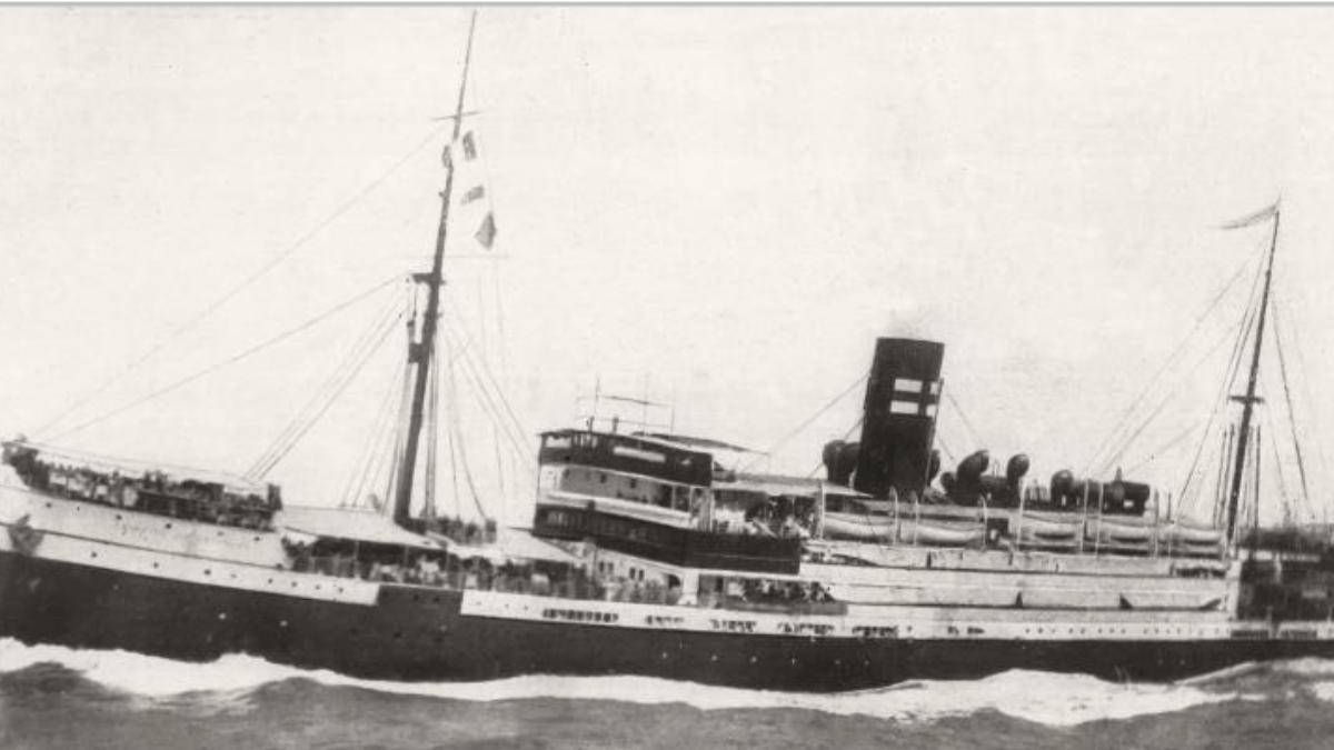 Última fotografia feita do Príncipe de Astúrias, em 28/02/1916. Autor: Manoel Balda, do navio “Infanta Isabel” | Imagem do acervo José Carlos Silvares.