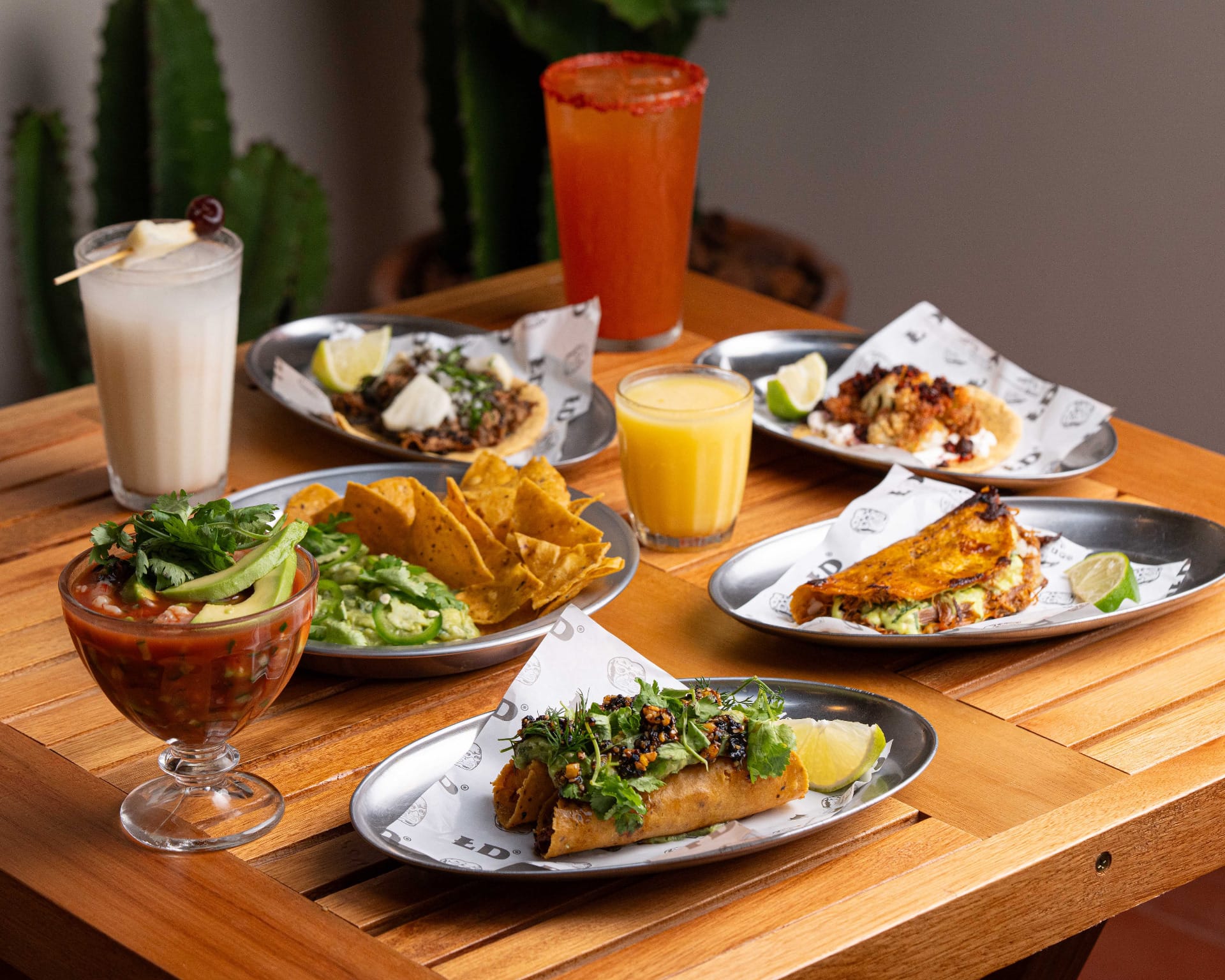 Pratos da LosDos Taqueria