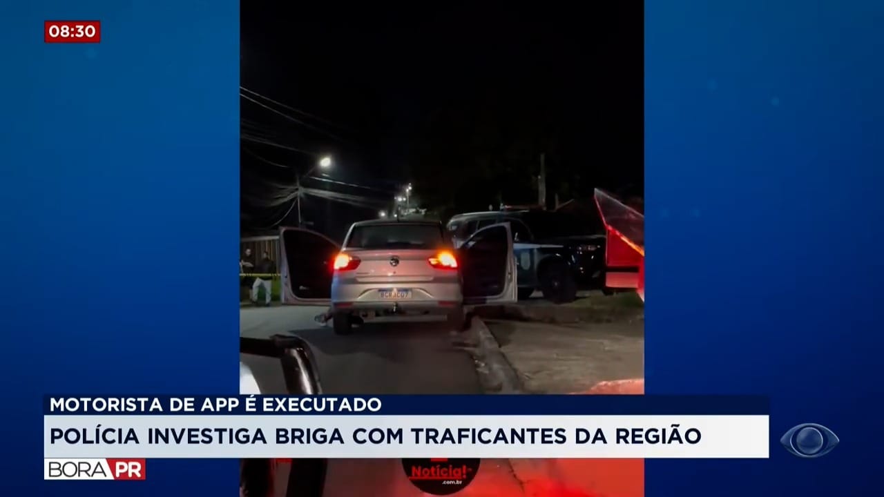 Motorista de app é morto a tiros na frente dos filhos em Curitiba