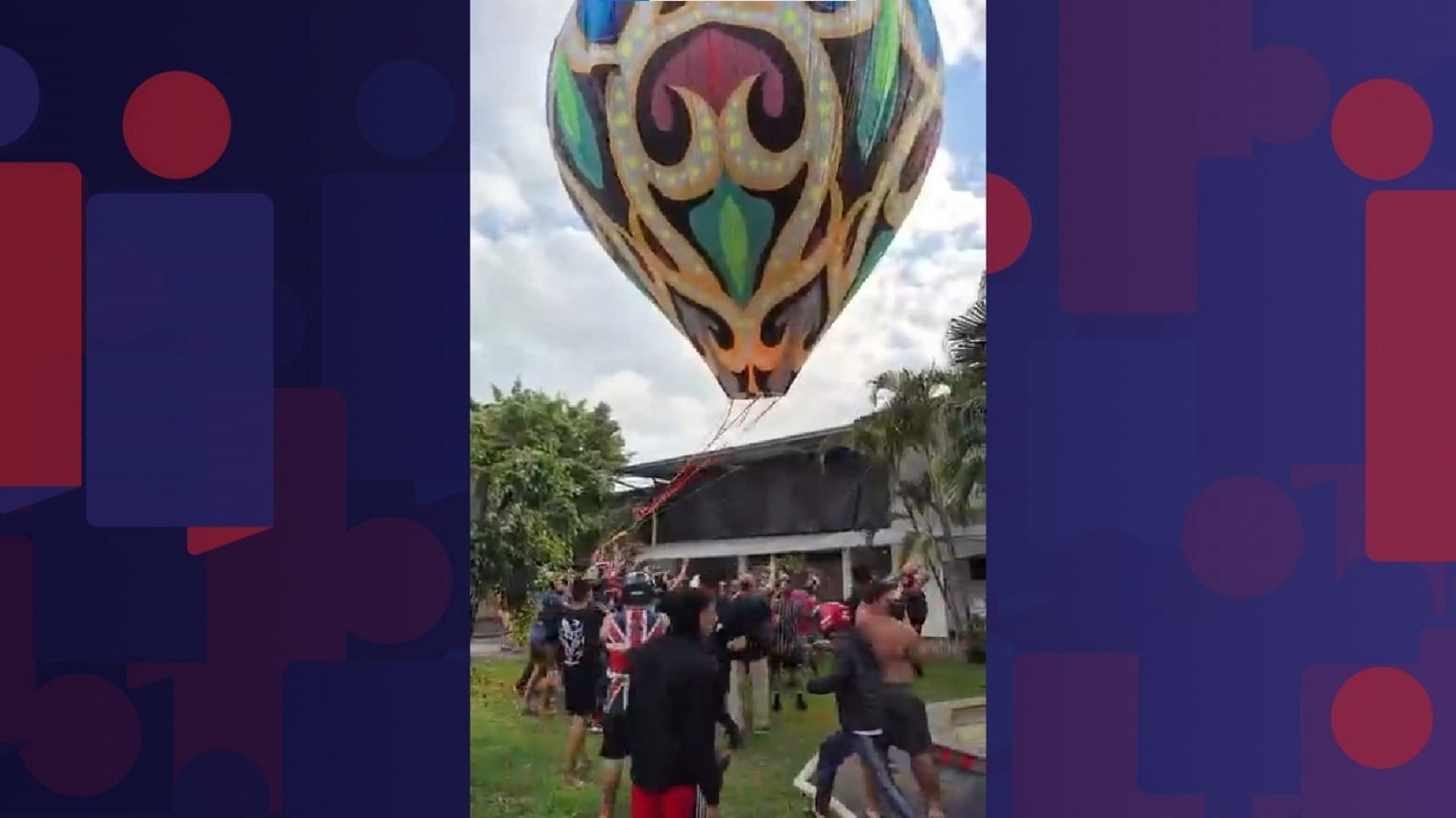 Casa de festas em Marechal Hermes é invadida por grupo após queda de balão