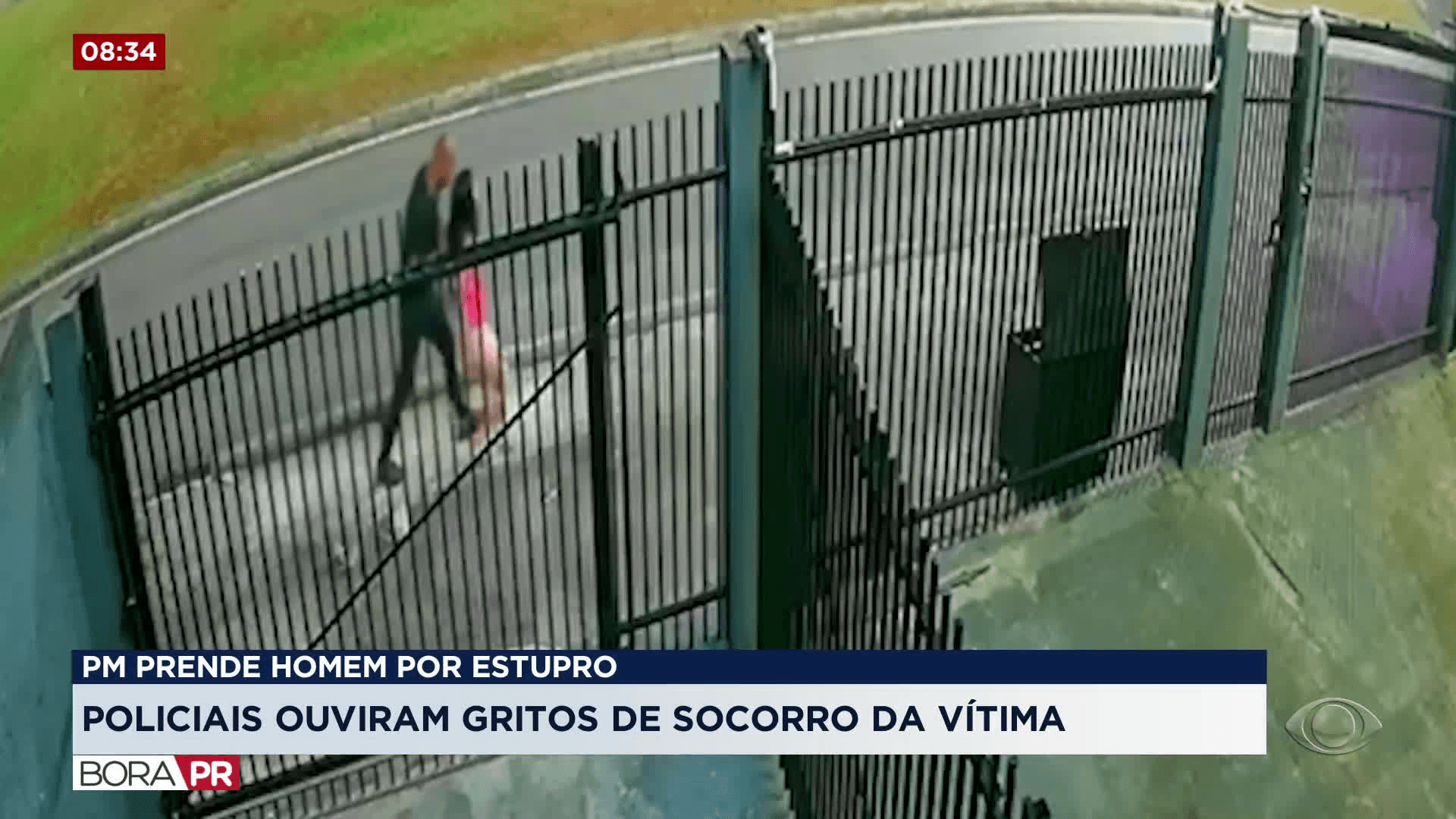 PM impede abuso contra jovem arrastada para mata em Curitiba