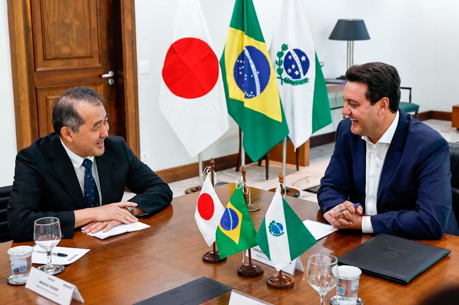 Ratinho Junior recebe embaixador do Japão e mira novos investimentos