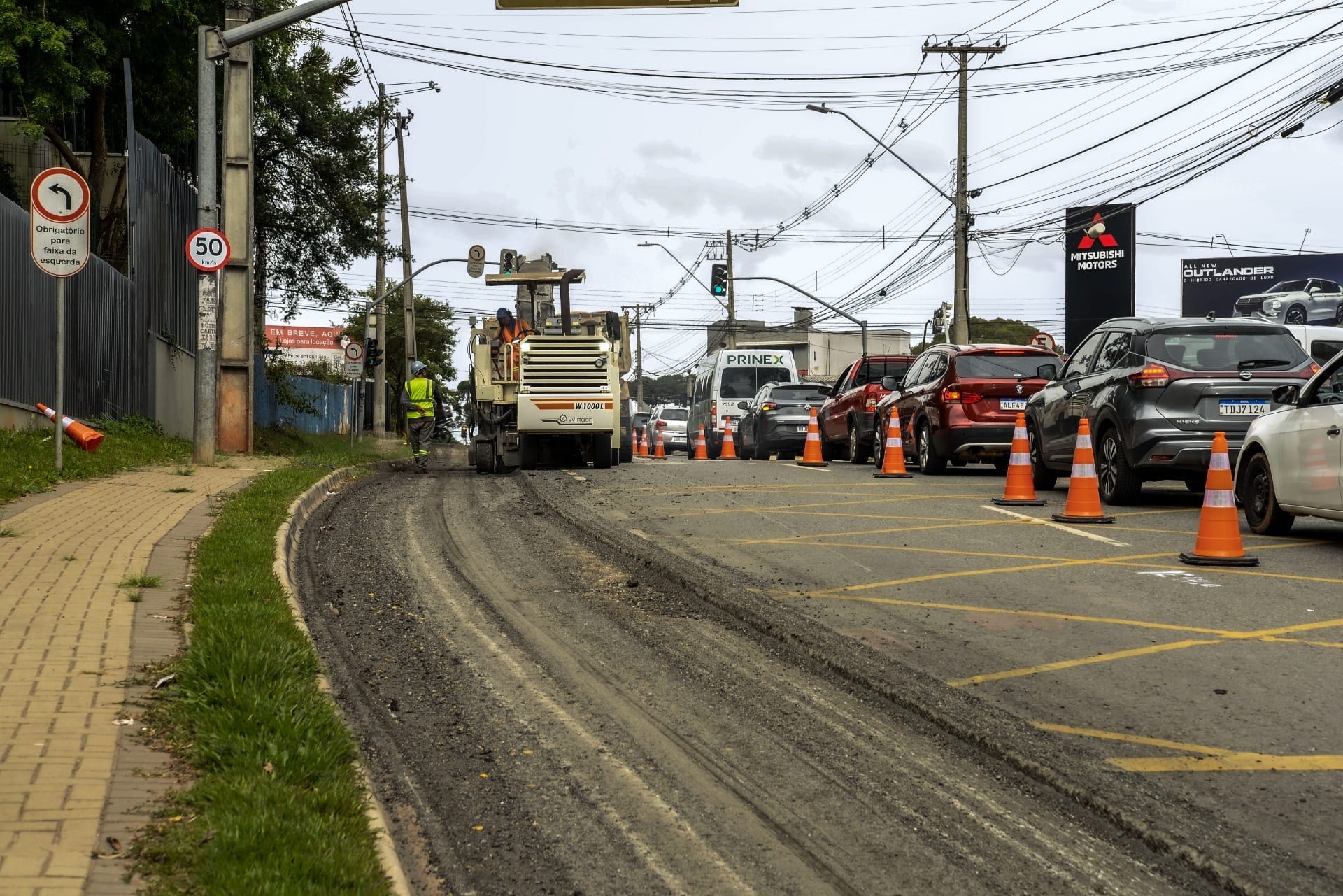 Curitiba bloqueia parcialmente Rua Major Heitor Guimarães por 40 dias