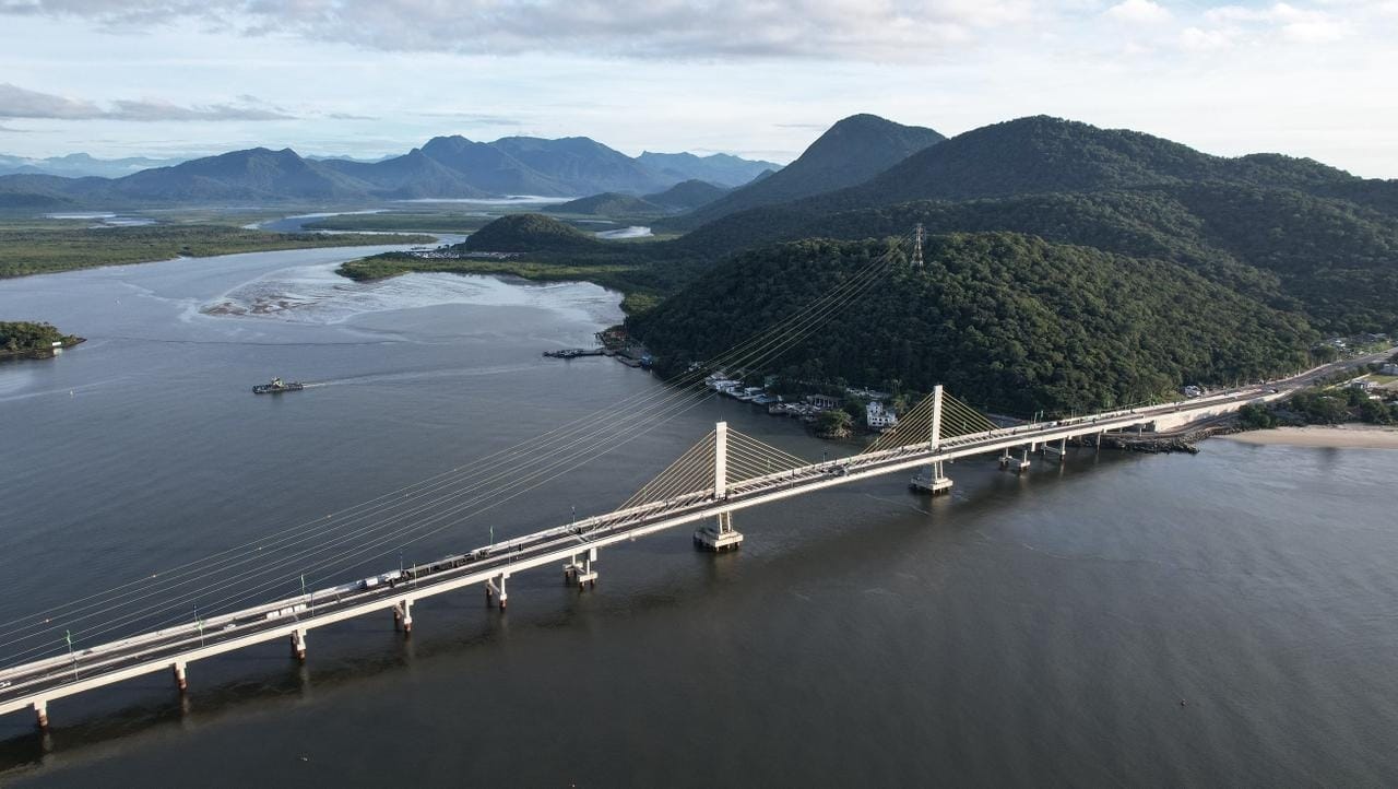 Ponte de Guaratuba será inaugurada hoje no litoral do Paraná