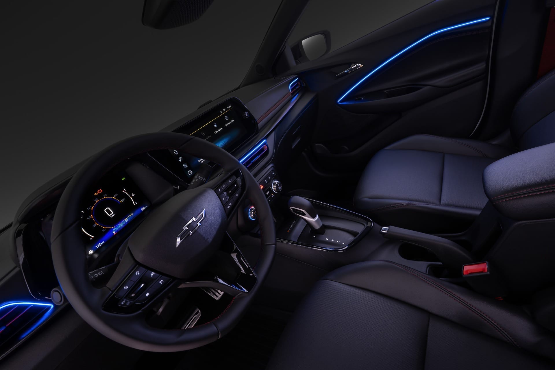 Interior do Sonic 2027 traz cockpit digital com telas integradas e foco em conectividade