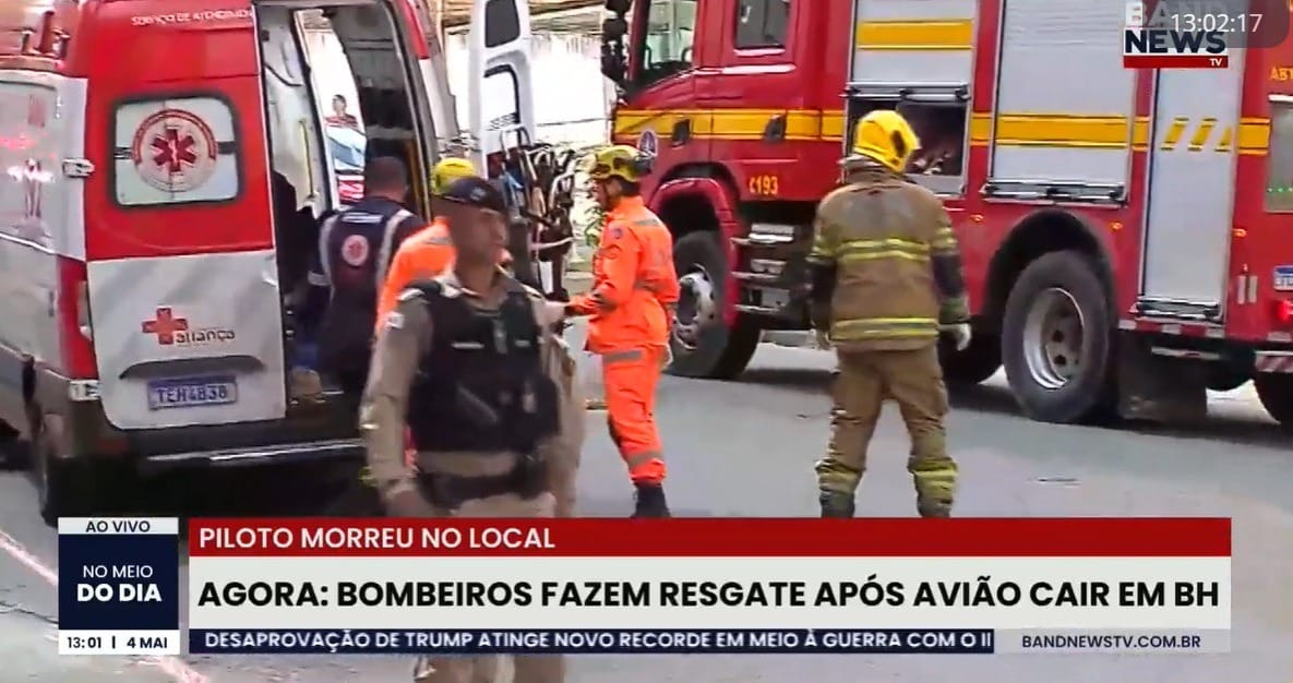 Bombeiros resgatam feridos em Belo Horizonte