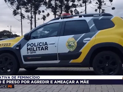 Jovem agride mãe e é detido por violência doméstica no Paraná