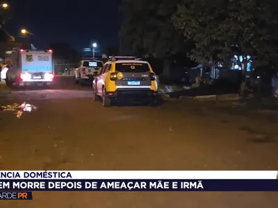 Homem morre baleado após ameaçar mãe e irmã em Ponta Grossa