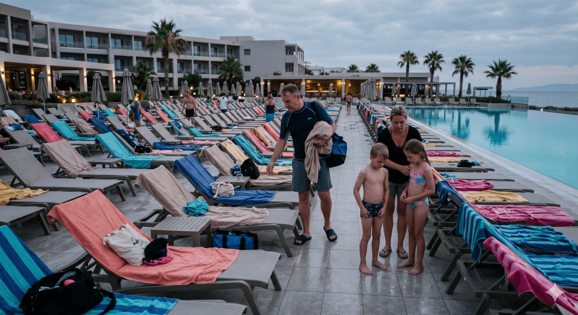 Turista ganha reembolso por falta de cadeira à beira da piscina em hotel